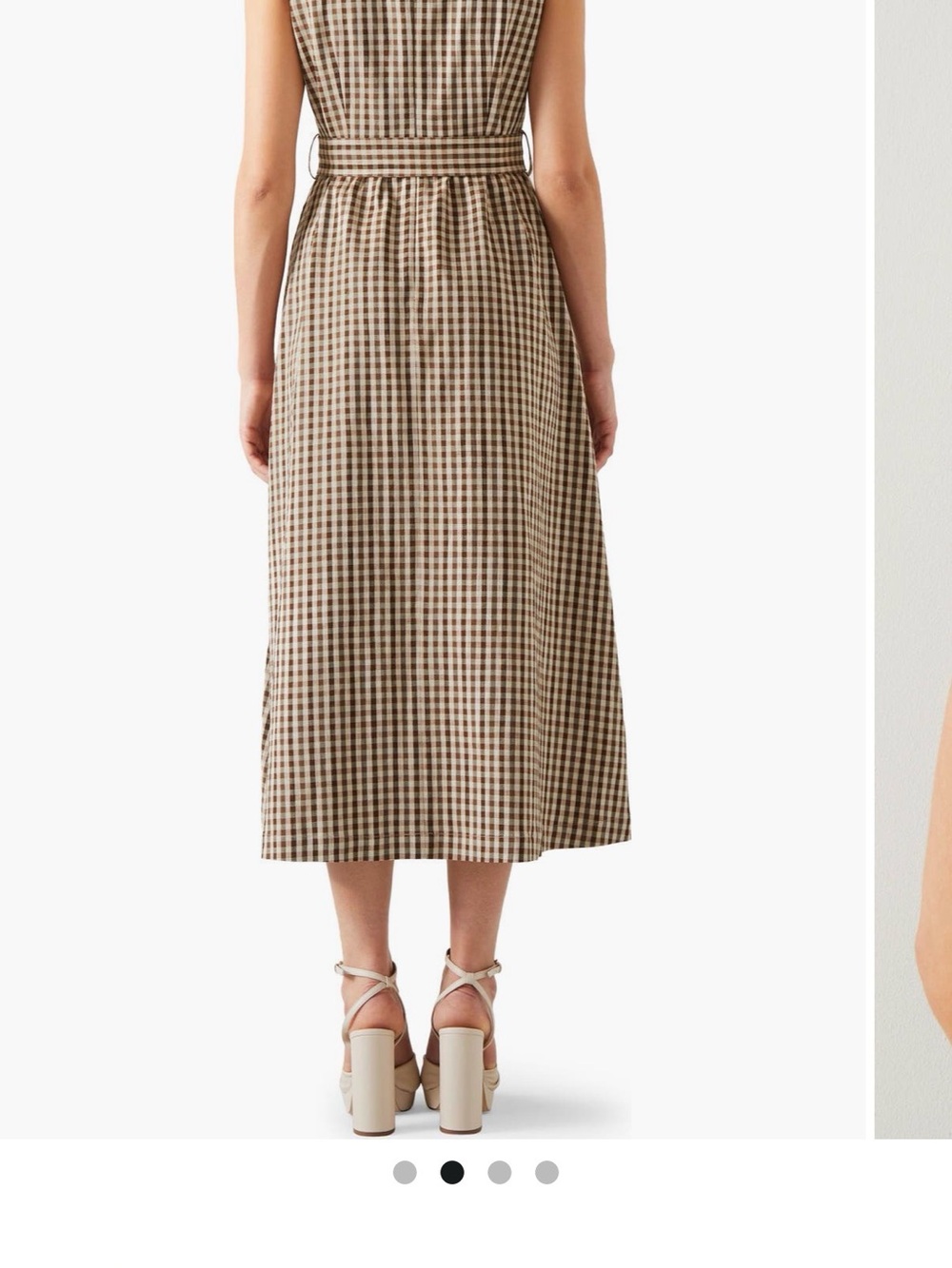 LK Bennett Rae Check Dress US 14 / XL - Picture 2 of 8